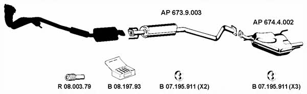 Eberspaecher AP_2270 Exhaust system AP2270