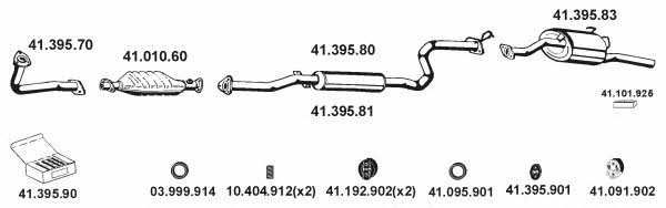  412021 Exhaust system 412021