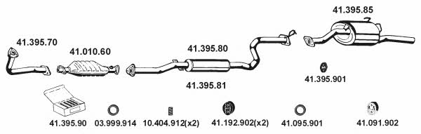  412024 Exhaust system 412024