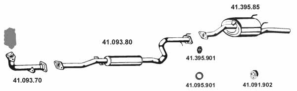 Eberspaecher 412034 Exhaust system 412034