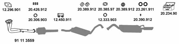 Eberspaecher 20_634 Exhaust system 20634