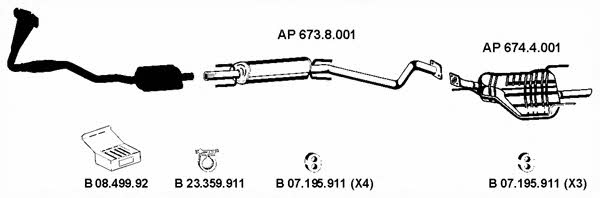 Eberspaecher AP_2283 Exhaust system AP2283