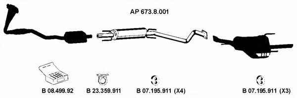 Eberspaecher AP_2284 Exhaust system AP2284