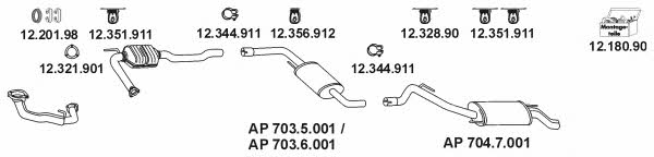  AP_2330 Exhaust system AP2330