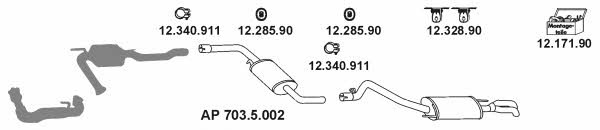 Eberspaecher AP_2344 Exhaust system AP2344