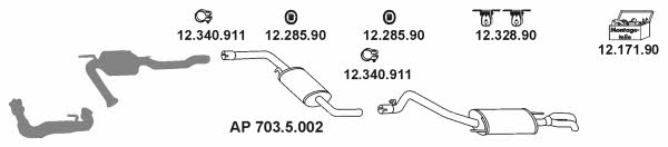 Eberspaecher AP_2357 Exhaust system AP2357