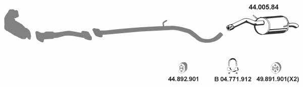 Eberspaecher 442156 Exhaust system 442156