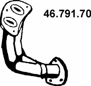 Eberspaecher 46.791.70 Exhaust pipe 4679170