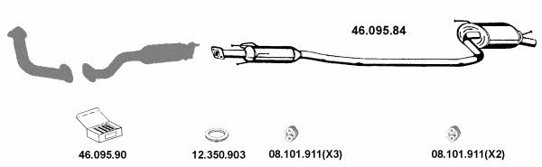 Eberspaecher 462005 Exhaust system 462005