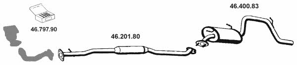  462022 Exhaust system 462022