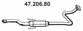 Eberspaecher 47.206.80 Central silencer 4720680