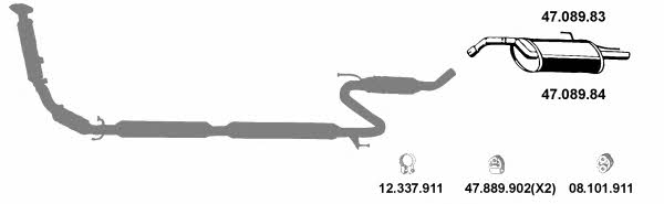  472010 Exhaust system 472010