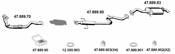  472030 Exhaust system 472030