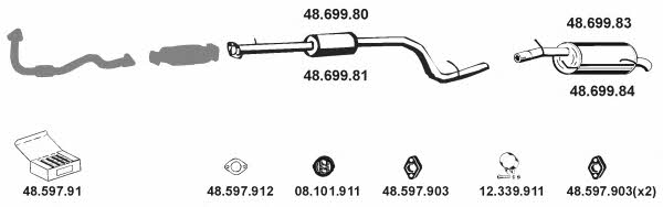  482024 Exhaust system 482024