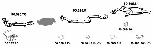  502001 Exhaust system 502001