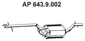 Eberspaecher 643.9.002 Central silencer 6439002