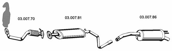 Eberspaecher 032176 Exhaust system 032176