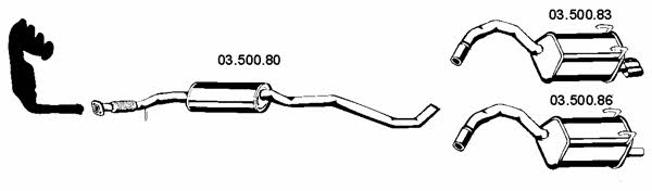  032182 Exhaust system 032182