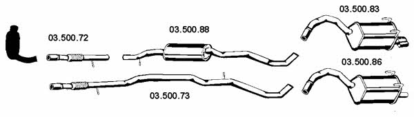  032187 Exhaust system 032187