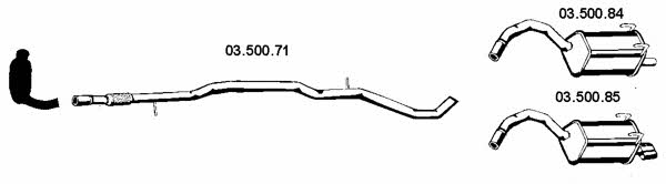 Eberspaecher 032183 Exhaust system 032183