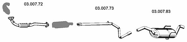 Eberspaecher 032173 Exhaust system 032173