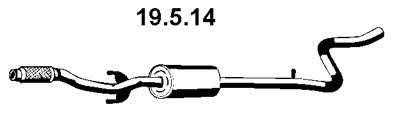 Eberspaecher 19.5.14 Central silencer 19514