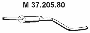 Eberspaecher 37.205.80 Central silencer 3720580