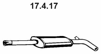 Eberspaecher 17.4.17 Central silencer 17417