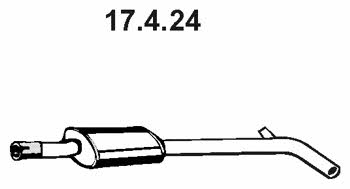 Eberspaecher 17.4.24 Central silencer 17424