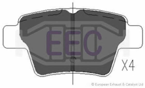 EEC BRP1558 Brake Pad Set, disc brake BRP1558