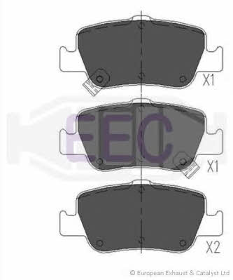 EEC BRP1674 Brake Pad Set, disc brake BRP1674