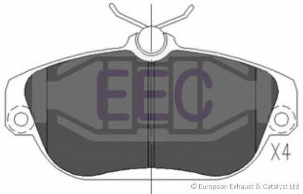 EEC BRP0843 Brake Pad Set, disc brake BRP0843