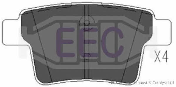 EEC BRP1467 Brake Pad Set, disc brake BRP1467