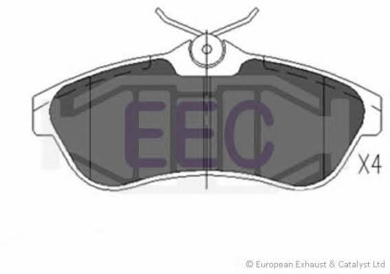 EEC BRP1250 Brake Pad Set, disc brake BRP1250