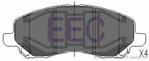 EEC BRP1376 Brake Pad Set, disc brake BRP1376