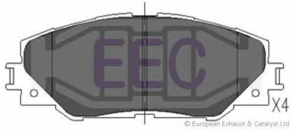EEC BRP1592 Brake Pad Set, disc brake BRP1592