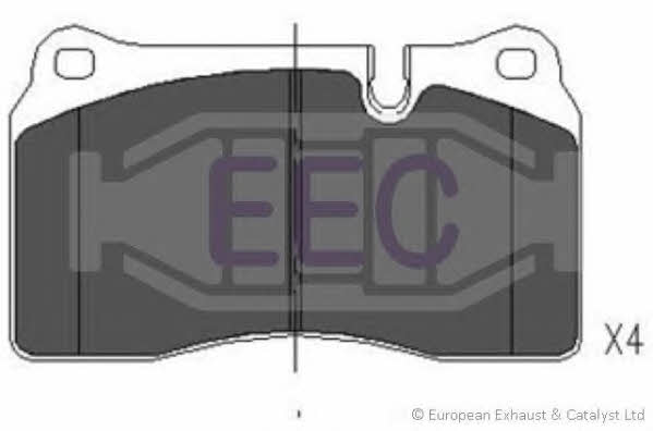 EEC BRP1527 Brake Pad Set, disc brake BRP1527