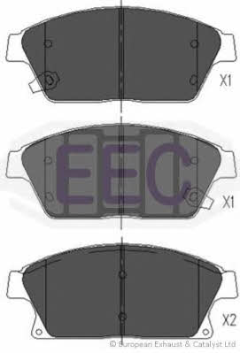 EEC BRP1772 Brake Pad Set, disc brake BRP1772