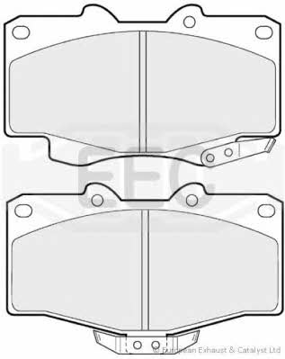 EEC BRP0703 Brake Pad Set, disc brake BRP0703