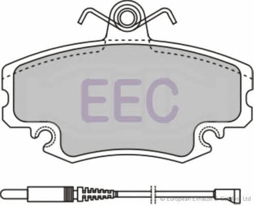 EEC BRP0810 Brake Pad Set, disc brake BRP0810