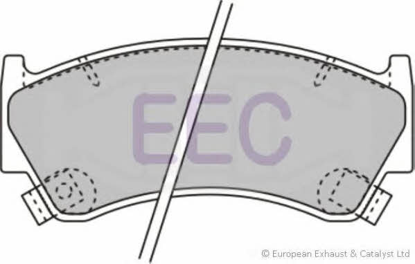 EEC BRP0880 Brake Pad Set, disc brake BRP0880