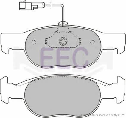 EEC BRP0895 Brake Pad Set, disc brake BRP0895