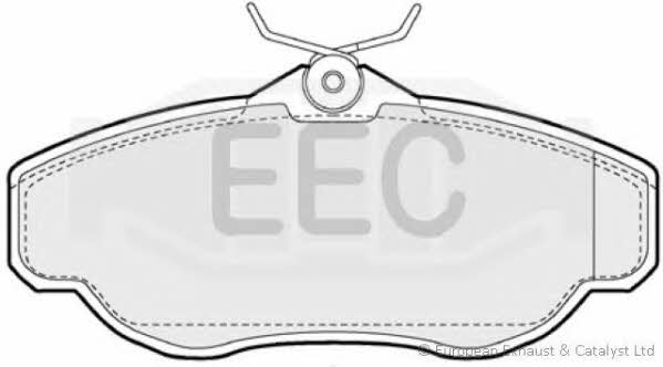 EEC BRP0904 Brake Pad Set, disc brake BRP0904