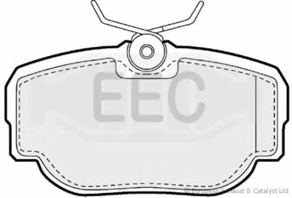 EEC BRP0908 Brake Pad Set, disc brake BRP0908