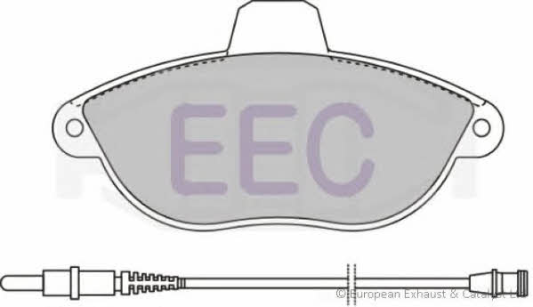 EEC BRP0935 Brake Pad Set, disc brake BRP0935