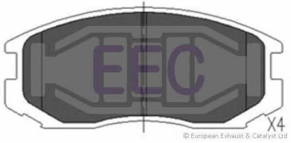 EEC BRP1072 Brake Pad Set, disc brake BRP1072