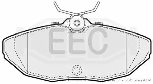 EEC BRP1127 Brake Pad Set, disc brake BRP1127