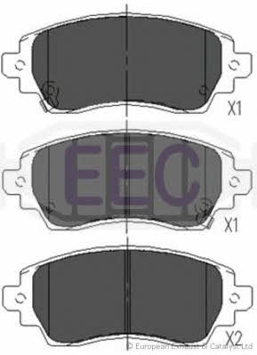 EEC BRP1137 Brake Pad Set, disc brake BRP1137