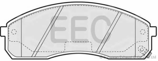 EEC BRP1207 Brake Pad Set, disc brake BRP1207