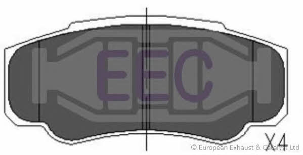 EEC BRP1261 Brake Pad Set, disc brake BRP1261